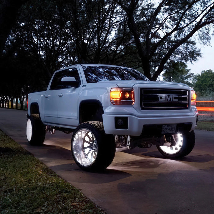 ORACLE Lighting LED Illuminated Wheel Rings Single Row 16.5" w/ White LED - 4215 - 001 - Subimods.com