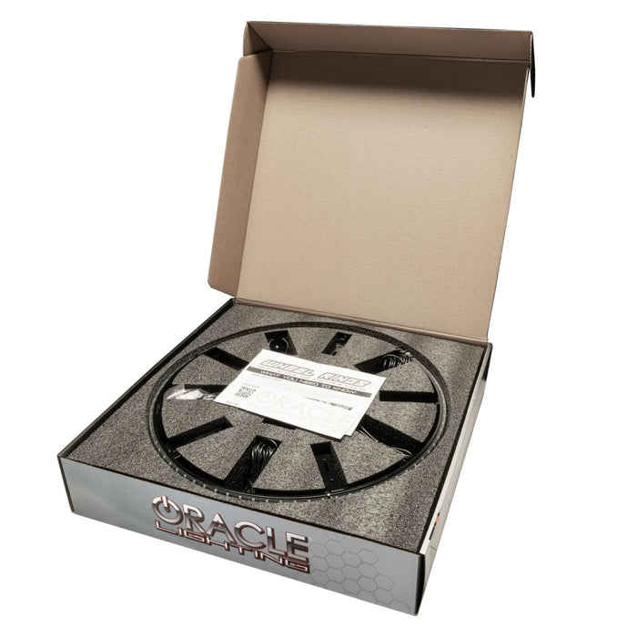 ORACLE Lighting LED Illuminated Wheel Rings Single Row 16.5" w/ White LED - 4215 - 001 - Subimods.com