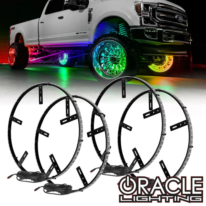 ORACLE Lighting LED Illuminated Wheel Rings w/ Dynamic ColorSHIFT - 4215 - 332 - Subimods.com