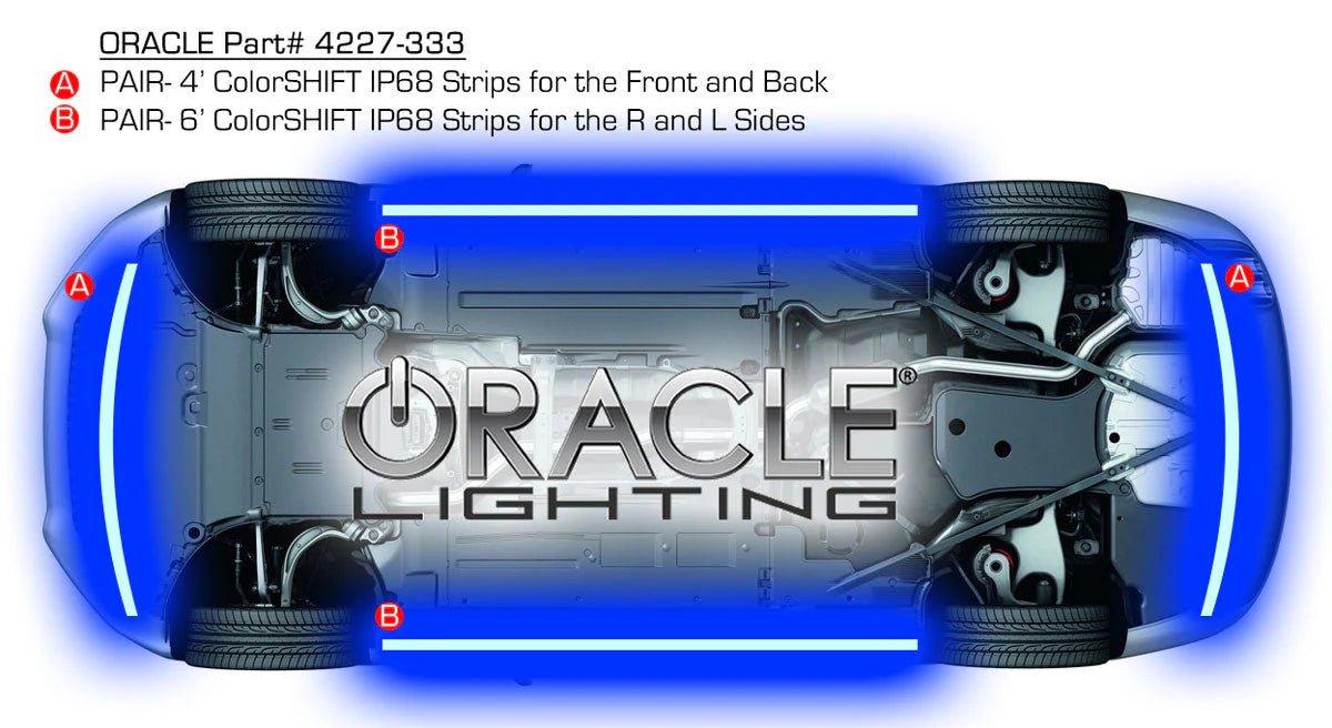 ORACLE Lighting LED Underbody Kit ColorSHIFT - 4227 - 333 - Subimods.com