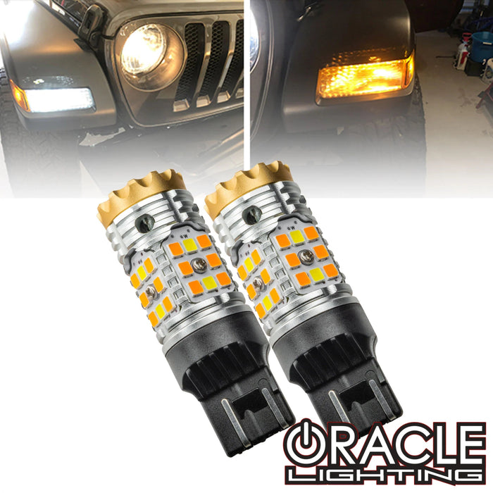 ORACLE Lighting Switchback High Output CAN Bus LED Bulb Pair 7443 - CK Fitment - 5111 - 023 - Subimods.com