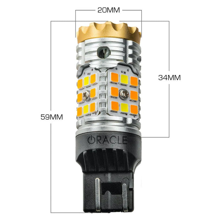ORACLE Lighting Switchback High Output CAN Bus LED Bulb Pair 7443 - CK Fitment - 5111 - 023 - Subimods.com