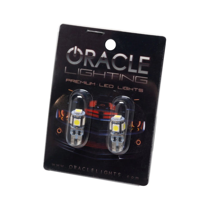 ORACLE Lighting T10 5 LED 3 Chip SMD Bulb Pair - 4801 - 001 - Subimods.com