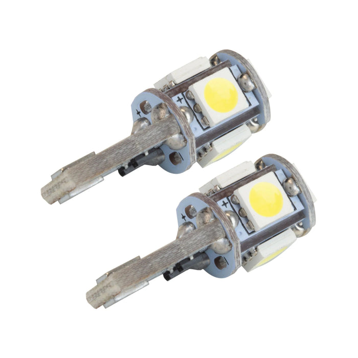 ORACLE Lighting T10 5 LED 3 Chip SMD Bulb Pair - 4801 - 001 - Subimods.com