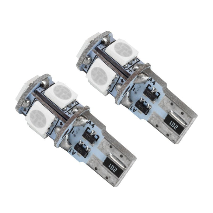 ORACLE Lighting T10 5 LED 3 Chip SMD Bulb Pair - 4801-010 - Subimods.com