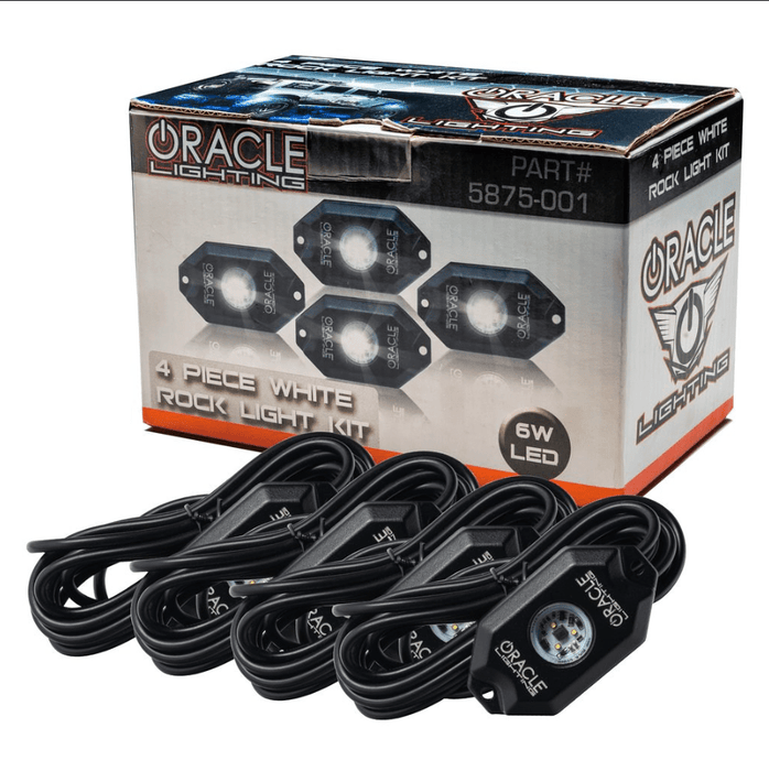 ORACLE Lighting Underbody Wheel Well Rock Light Kit 4 Piece White - 5875 - 001 - Subimods.com
