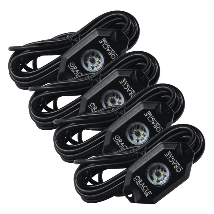 ORACLE Lighting Underbody Wheel Well Rock Light Kit 4 Piece White - 5875 - 001 - Subimods.com