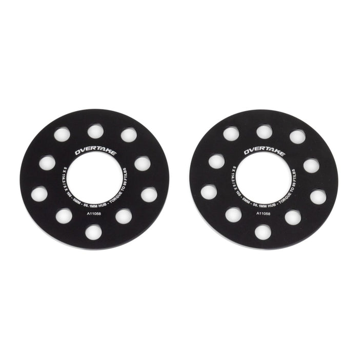 Overtake 5mm Wheel Spacer Pair 5x100 / 5x114.3 - A11060 - Subimods.com