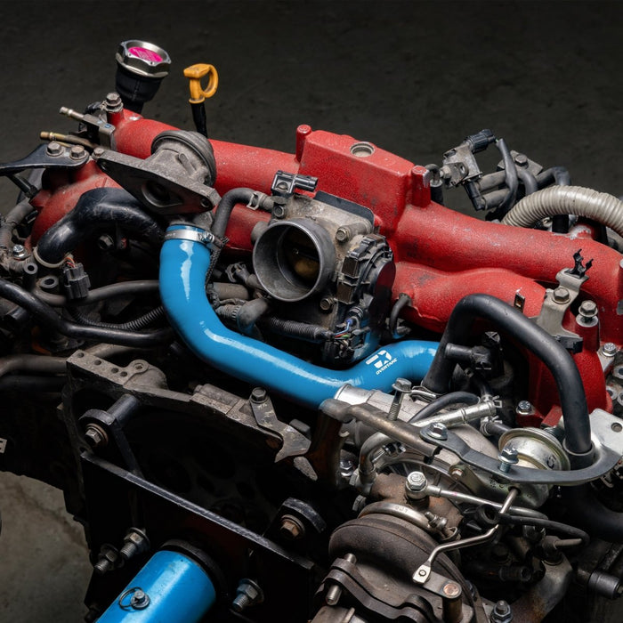 Overtake Bypass Valve Recirculation Hose Blue 02-07 WRX / 04-21 STI - A10662BLU - Subimods.com
