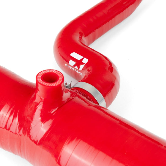 Overtake Bypass Valve Recirculation Hose Red 2002 - 2007 WRX / 2004 - 2021 STI - A10662RED - Subimods.com