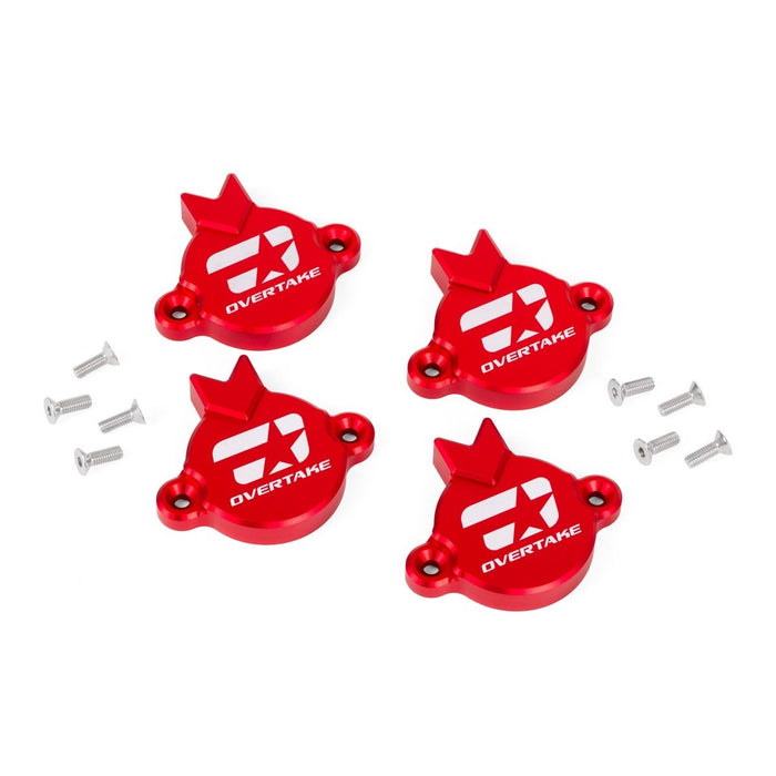 Overtake Cam Solenoid Covers Red 2015-2026 WRX / 2013-2026 BRZ / FRS / 86 - A10910RED - Subimods.com
