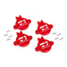 Overtake Cam Solenoid Covers Red 2015-2026 WRX / 2013-2026 BRZ / FRS / 86 - A10910RED - Subimods.com