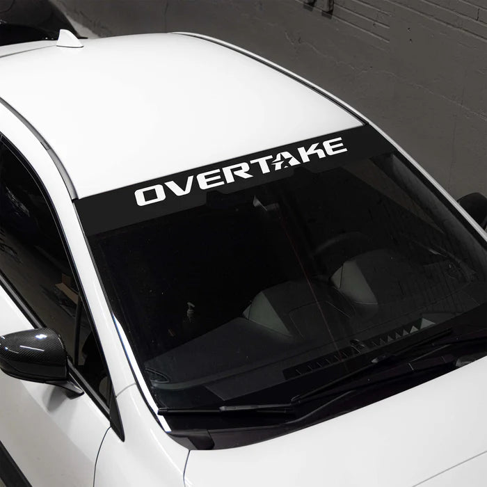 Overtake EyeSight Windshield Banner Black 2022 - 2024 WRX - A10543BLK - Subimods.com