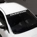 Overtake EyeSight Windshield Banner Black 2022 - 2024 WRX - A10543BLK - Subimods.com