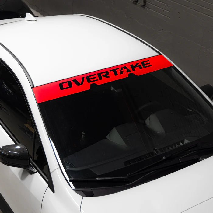 Overtake EyeSight Windshield Banner Red 2022 - 2024 WRX - A10543RED - Subimods.com