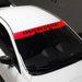 Overtake EyeSight Windshield Banner Red 2022 - 2024 WRX - A10543RED - Subimods.com