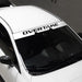 Overtake EyeSight Windshield Banner White 2022 - 2024 WRX - A10543WHT - Subimods.com