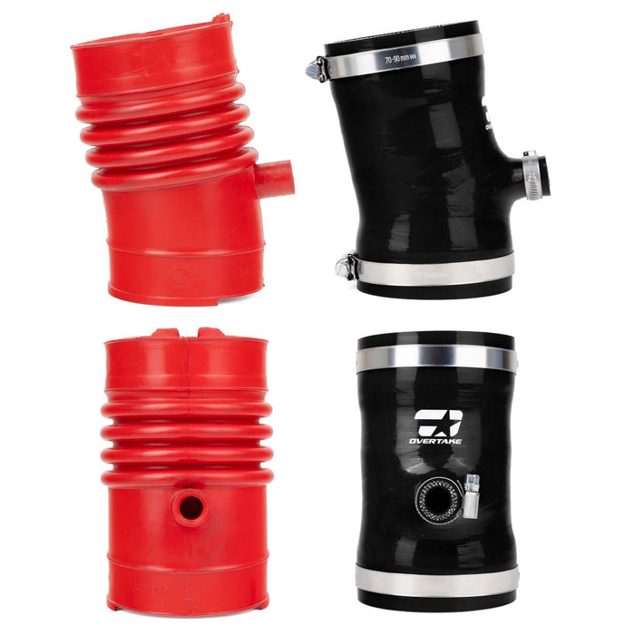 Overtake GR Performance Intake Post MAF Hose Kit Black 2022-2026 BRZ / GR86 - A10994BLK - Subimods.com