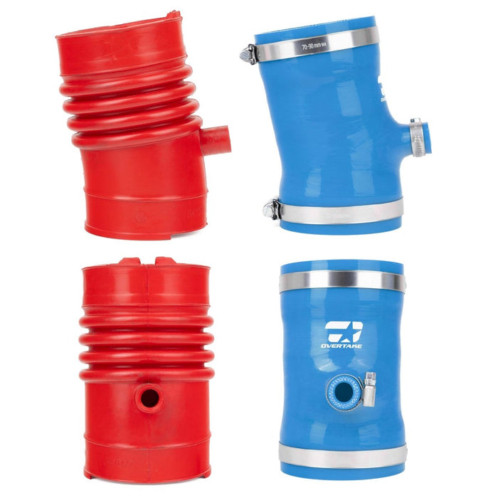 Overtake GR Performance Intake Post MAF Hose Kit Blue 2022-2026 BRZ / GR86 - A10994BLU - Subimods.com