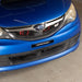 Overtake License Plate Delete Black Universal - Holes 7" Apart - A10540 - Subimods.com