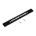 Overtake License Plate Delete Black Universal - Holes 7" Apart - A10540 - Subimods.com
