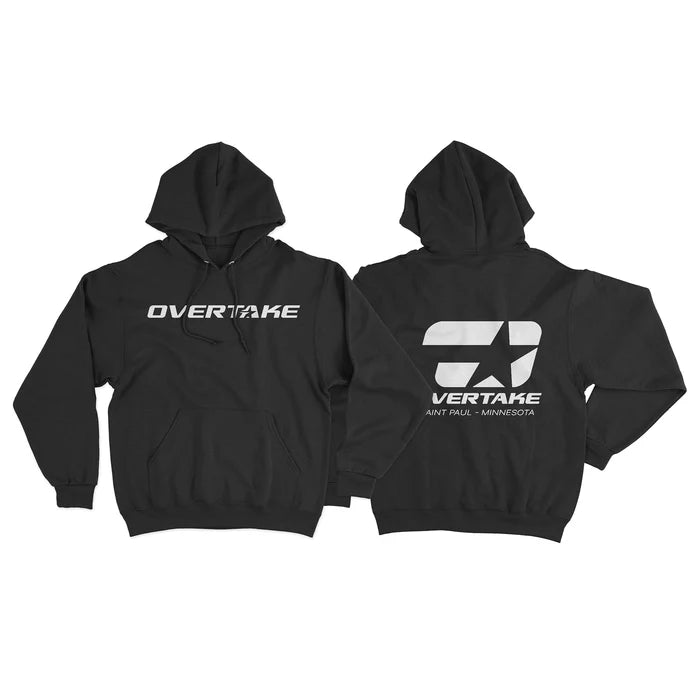Overtake Logo Hoodie Black - A10333S - Subimods.com