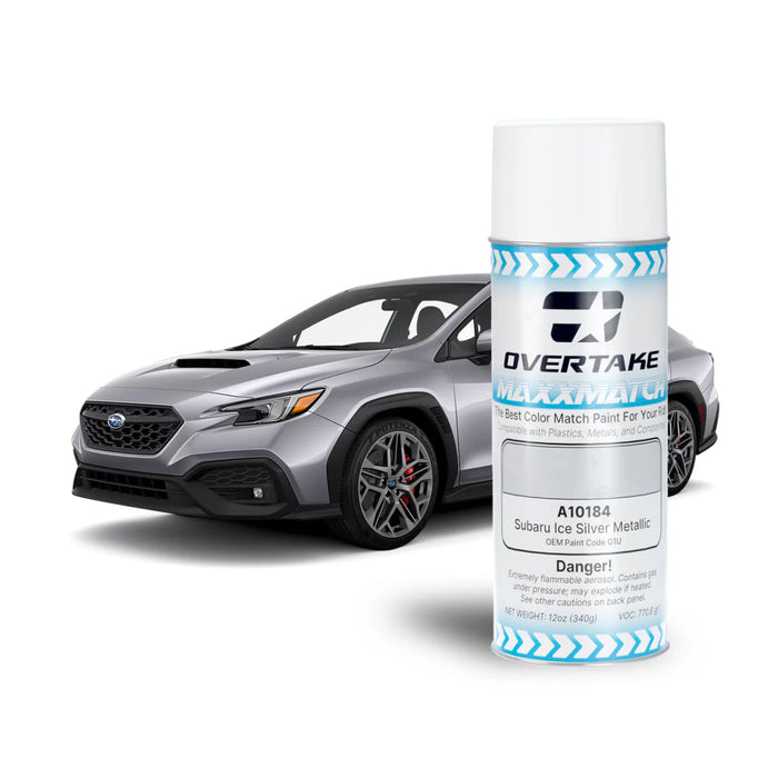 Overtake MaxxMatch Paint Ice Silver Metallic G1U 12oz. Can - A10184 - Subimods.com