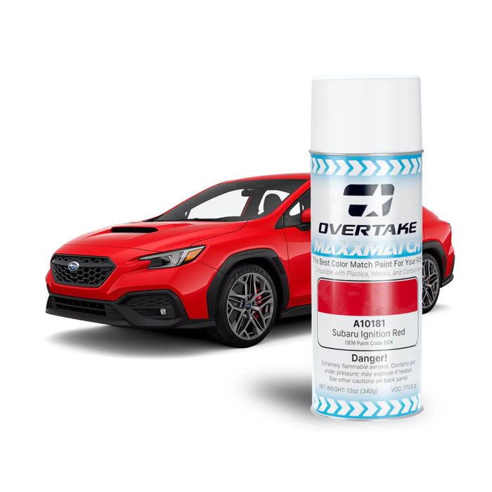 Overtake MaxxMatch Paint Ignition Red DCK 12oz. Can - A10181 - Subimods.com