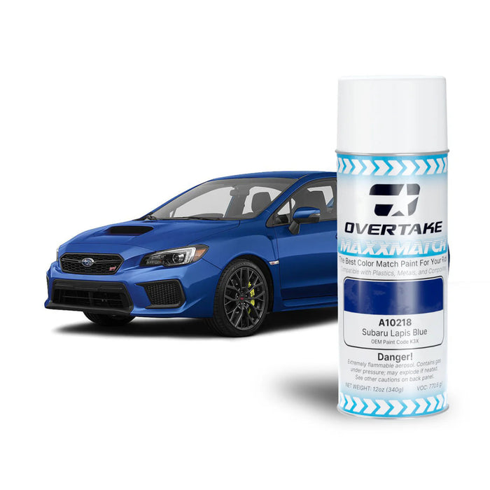 Overtake MaxxMatch Paint Lapis Blue K3X 12oz. Can - A10218 - Subimods.com