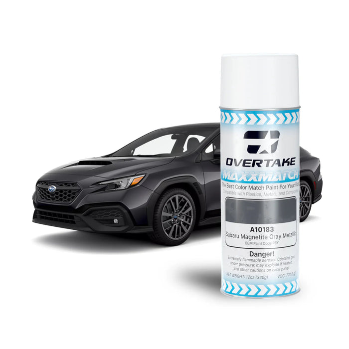 Overtake MaxxMatch Paint Magnetite Grey Metallic P8Y 12oz. Can - A10183 - Subimods.com