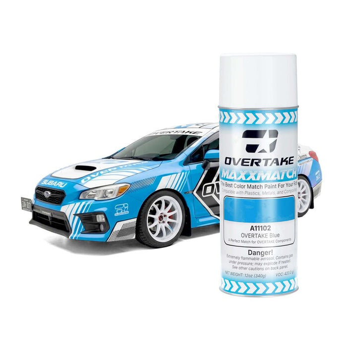Overtake MaxxMatch Paint Overtake Blue 12oz. Can - A11102 - Subimods.com