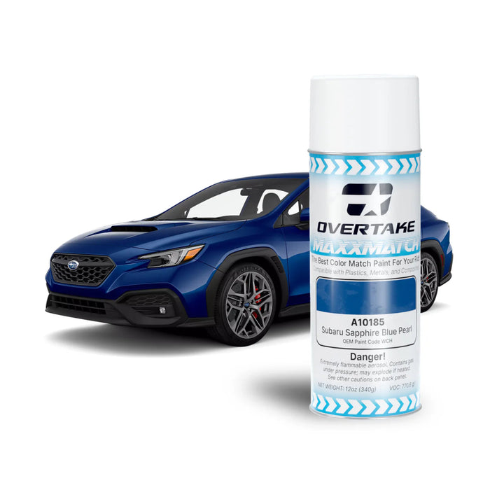Overtake MaxxMatch Paint Sapphire Blue Pearl WCH 12oz. Can - A10185 - Subimods.com