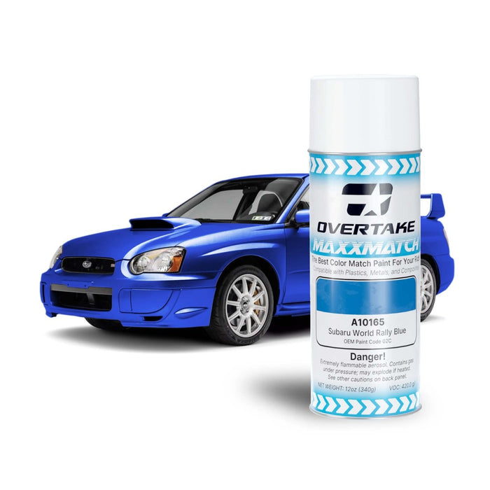 O2c Color Pack Overtake MaxxMatch Paint World Rally Blue O2C 12oz. Can - Subimods.com