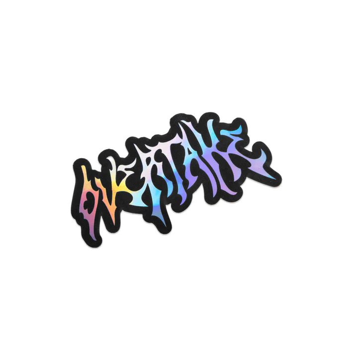 Overtake Metal Font Slap Sticker - A10523 - Subimods.com