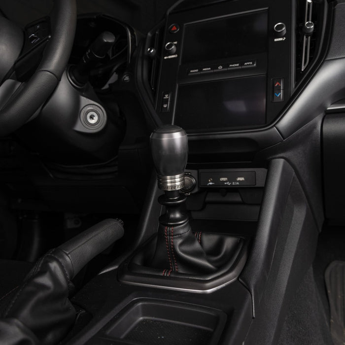 Overtake ModKnob Weighted Delrin Shift Knob Short Black Most Subaru Models - A10676BLK - Subimods.com