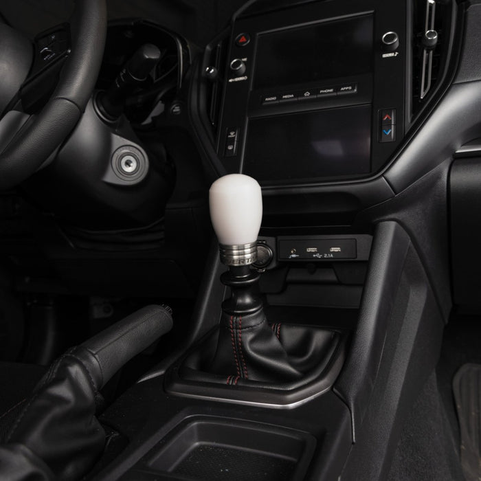 Overtake ModKnob Weighted Delrin Shift Knob Short White Most Subaru Models - A10676WHT - Subimods.com