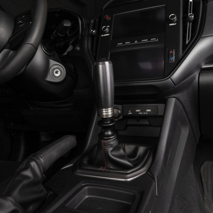 Overtake ModKnob Weighted Delrin Shift Knob Tall Black Most Subaru Models - A10675BLK - Subimods.com