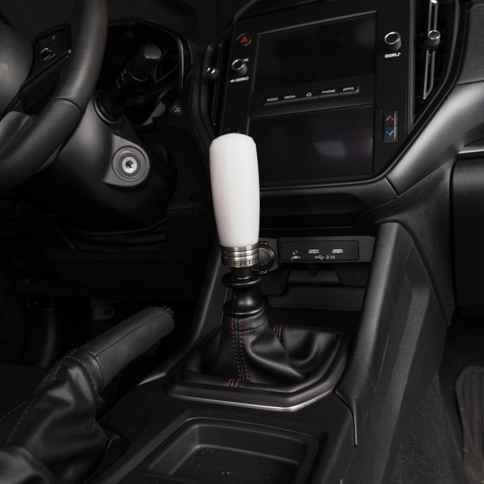 Overtake ModKnob Weighted Delrin Shift Knob Tall White Most Subaru Models - A10675WHT - Subimods.com
