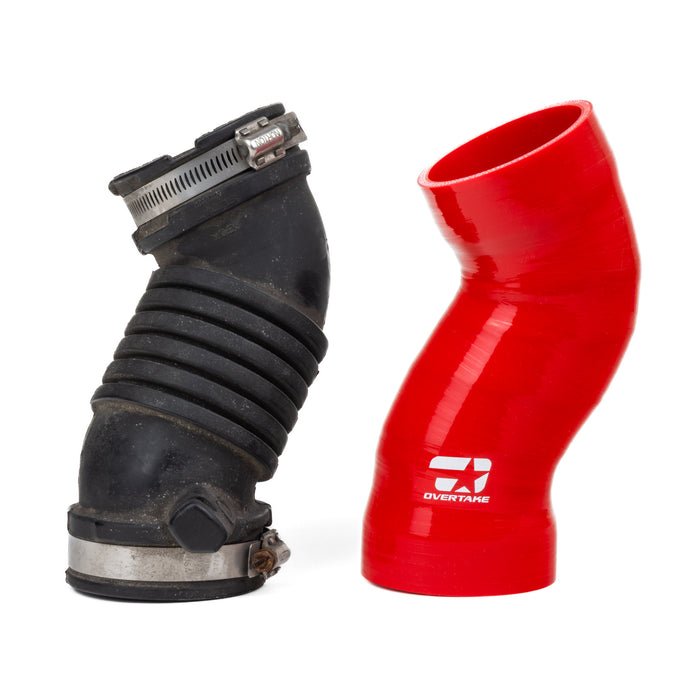 Overtake Post MAF Hose Kit Red 2002 - 2007 WRX / 2004 - 2007 STI / 2004 - 2008 Forester XT - A10585RED - Subimods.com