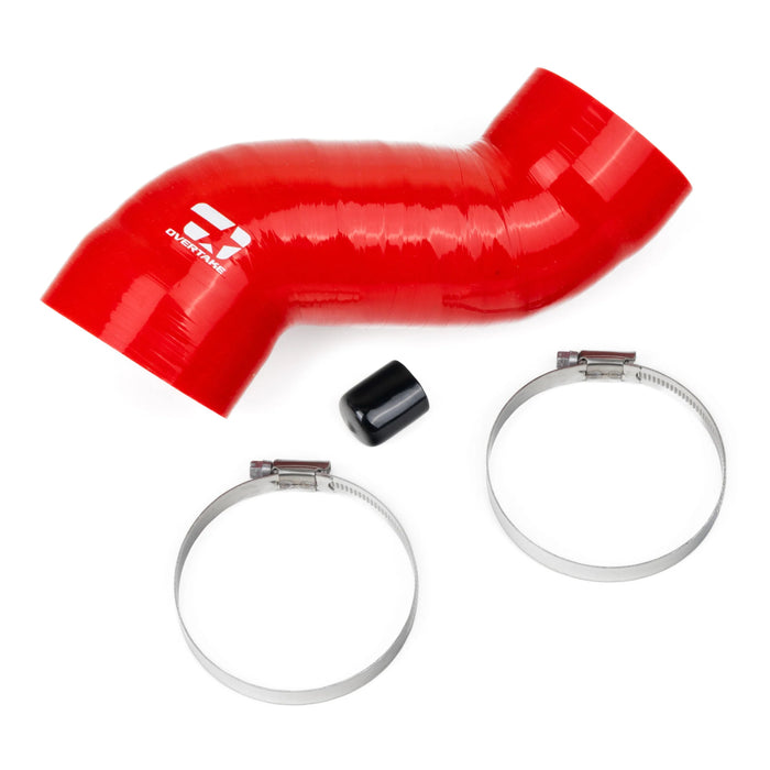 Overtake Post MAF Hose Kit Red 2008 - 2014 WRX / 2008 - 2021 STI / 2009 - 2013 Forester XT / 2005 - 2009 Legacy GT / 2005 - 2009 Outback XT - A10587RED - Subimods.com