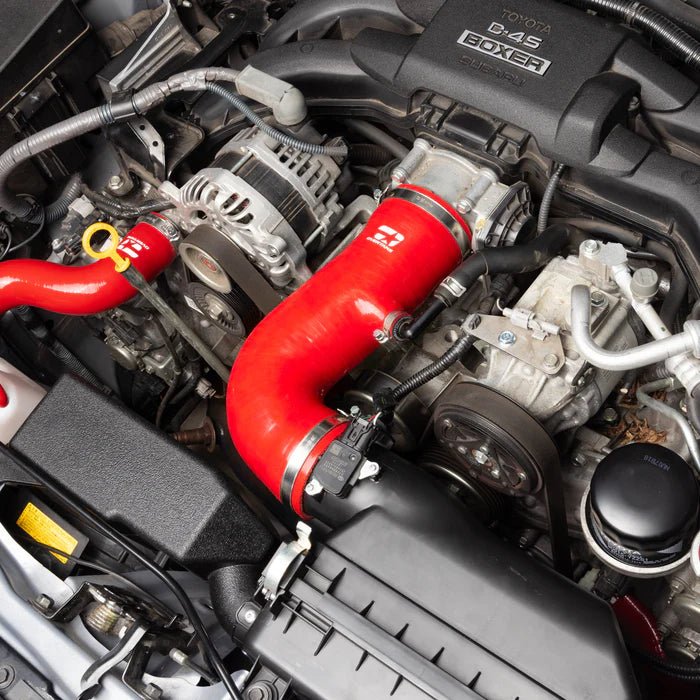 Overtake Post MAF Hose Kit Red 2013 - 2021 BRZ / 2013 - 2016 FR - S / 2012 - 2020 GT86 - A10681RED - Subimods.com