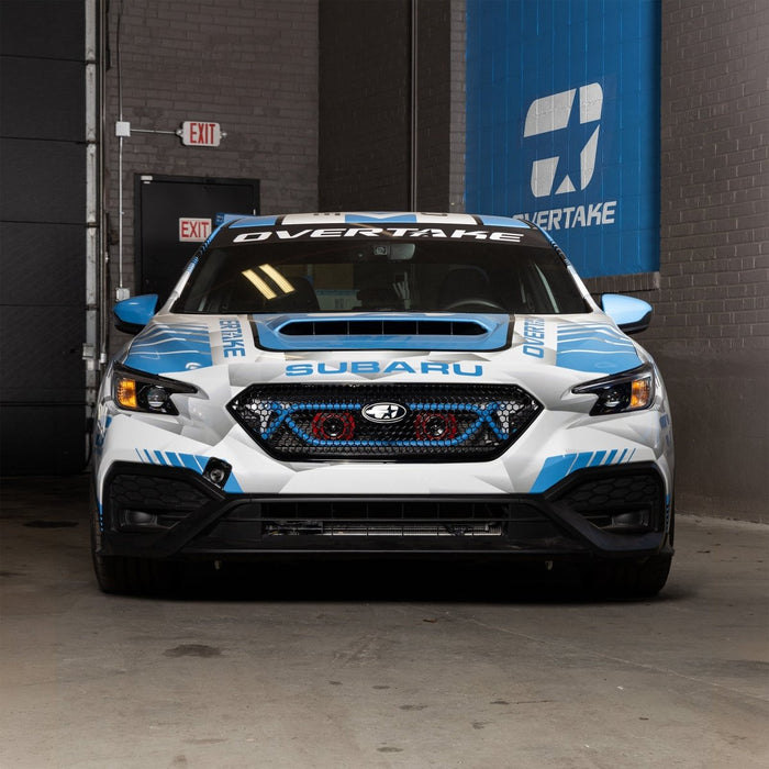 Overtake Radiator Brace Blue 2022 - 2026 WRX - A10887BLU - Subimods.com