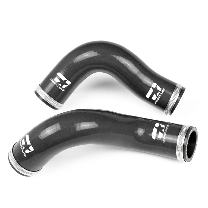Overtake Radiator Hose Kit Black 2004 - 2008 Forester XT - A10128BLK - Subimods.com