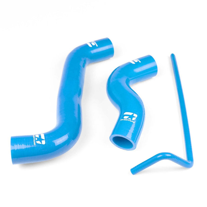 Overtake Radiator Hose Kit Blue 15-21 WRX / 14-18 Forester XT - A10129BLU - Subimods.com