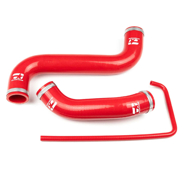 Overtake Radiator Hose Kit Red 2002 - 2007 WRX / 2004 - 2007 STI - A10130RED - Subimods.com