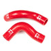 Overtake Radiator Hose Kit Red 2004 - 2008 Forester XT - A10128RED - Subimods.com