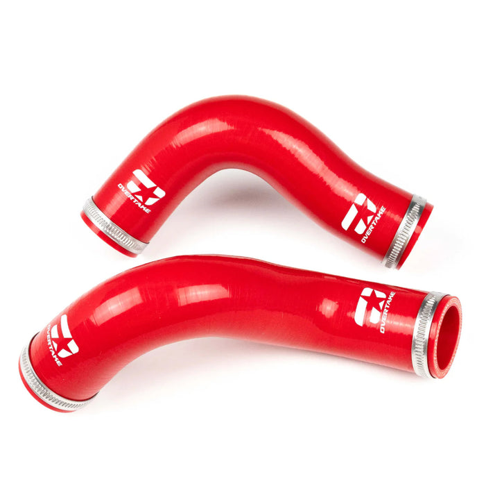 Overtake Radiator Hose Kit Red 2004 - 2008 Forester XT - A10128RED - Subimods.com
