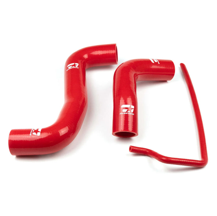 Overtake Radiator Hose Kit Red 2008 - 2014 WRX / 2008 - 2021 STI / 2009 - 2013 Forester XT - A10127RED - Subimods.com