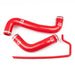 Overtake Radiator Hose Kit Red 2008 - 2014 WRX / 2008 - 2021 STI / 2009 - 2013 Forester XT - A10127RED - Subimods.com