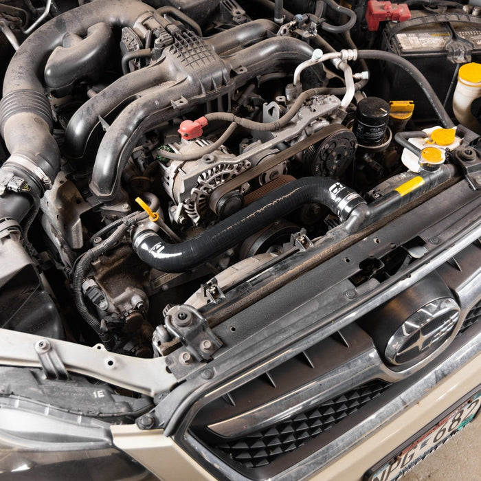 Overtake Silicone Radiator Hose Kit Black 2013 - 2017 Crosstrek / 2012 - 2016 Impreza / 2011 - 2018 Forester - A10659BLK - Subimods.com
